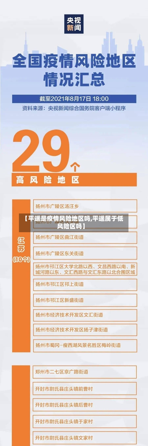 【平遥是疫情风险地区吗,平遥属于低风险区吗】