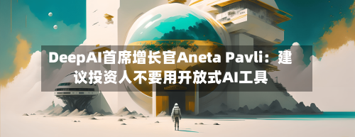 DeepAI首席增长官Aneta Pavli:建议投资人不要用开放式AI工具-第2张图片