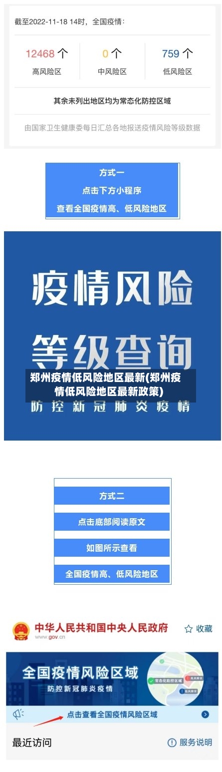 郑州疫情低风险地区最新(郑州疫情低风险地区最新政策)
