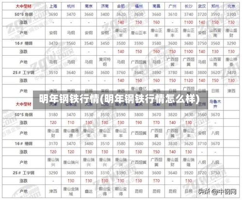 明年钢铁行情(明年钢铁行情怎么样)