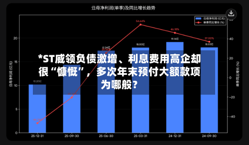 *ST威领负债激增、利息费用高企却很“慷慨	”	，多次年末预付大额款项为哪般？-第2张图片