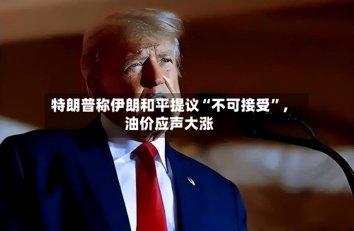 特朗普称伊朗和平提议“不可接受”，油价应声大涨-第2张图片
