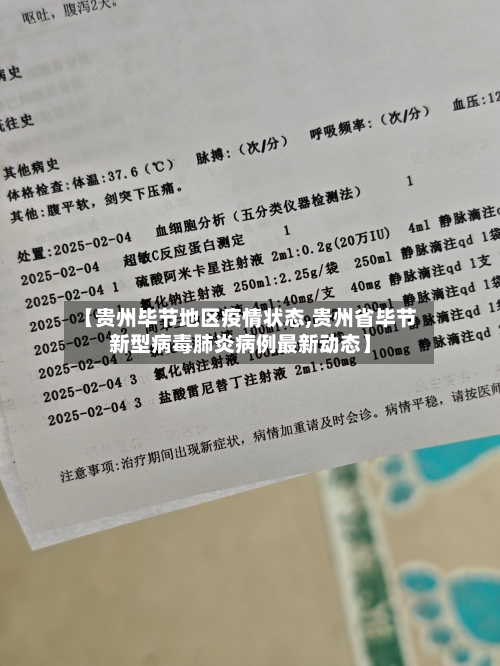 【贵州毕节地区疫情状态,贵州省毕节新型病毒肺炎病例最新动态】