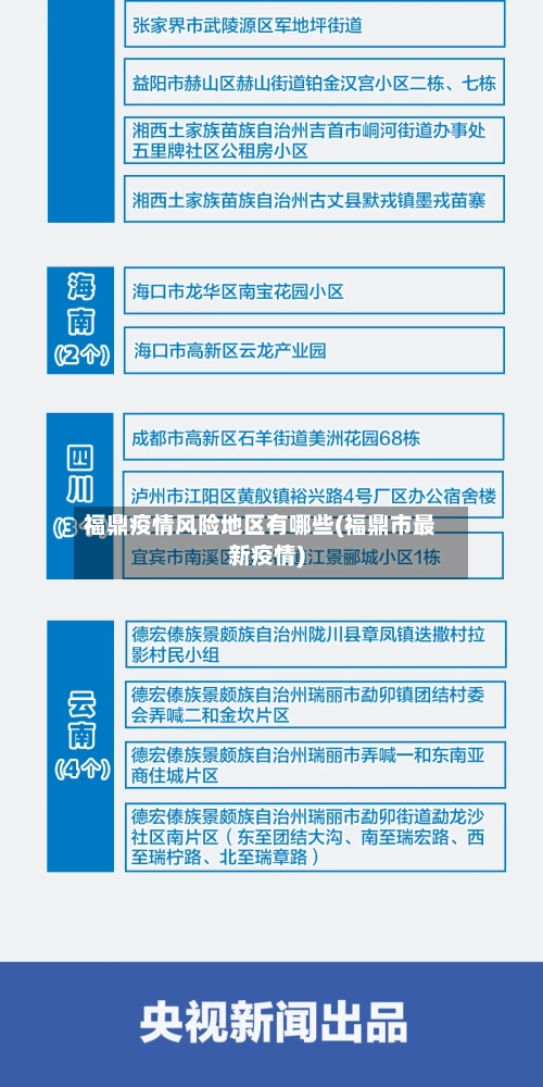 福鼎疫情风险地区有哪些(福鼎市最新疫情)