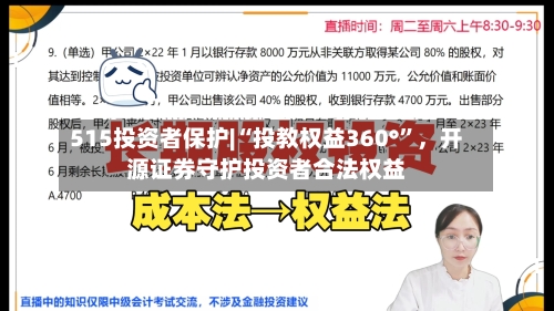 515投资者保护|“投教权益360°”，开源证券守护投资者合法权益