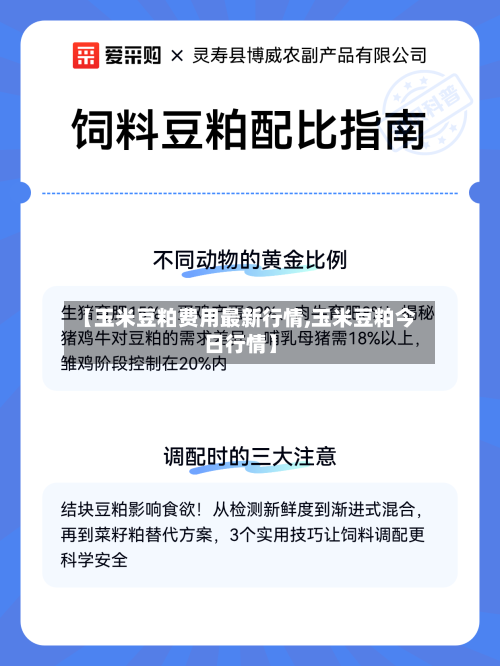 【玉米豆粕费用最新行情,玉米豆粕今日行情】