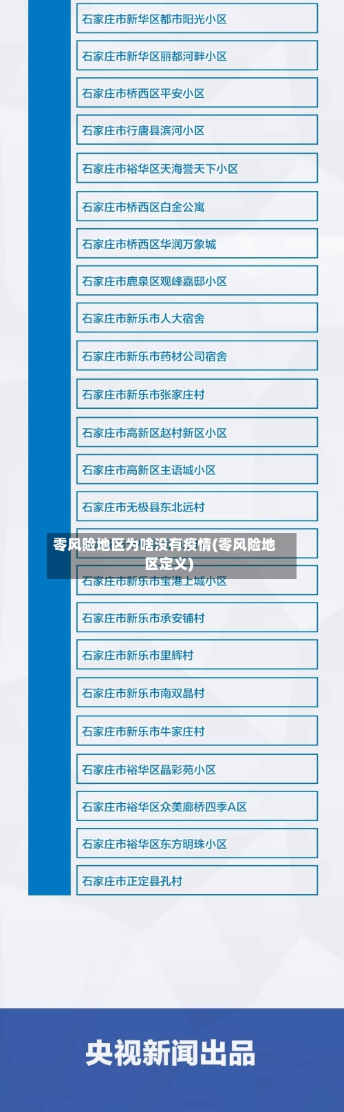 零风险地区为啥没有疫情(零风险地区定义)