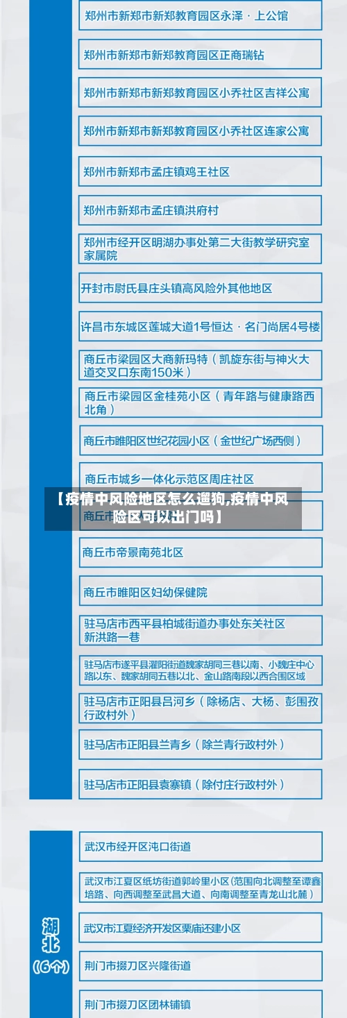 【疫情中风险地区怎么遛狗,疫情中风险区可以出门吗】