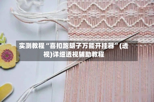 实测教程“喜扣跑胡子万能开挂器”(透视)详细透视辅助教程-第3张图片