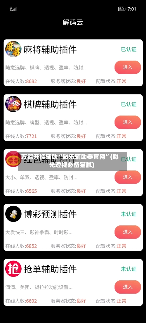 万能开挂辅助“微乐辅助器官网”(曝光透视必备猫腻)-第2张图片