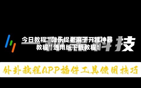 今日教程“微乐捉老麻子开挂神器教程”通用版下载教程！-第2张图片