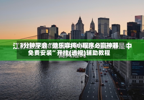 3分钟学会“微乐麻将小程序必赢神器免费安装”开挂(透视)辅助教程-第2张图片