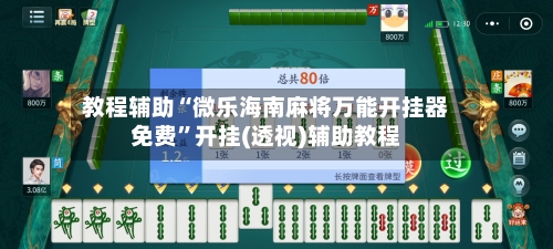 教程辅助“微乐海南麻将万能开挂器免费”开挂(透视)辅助教程-第3张图片