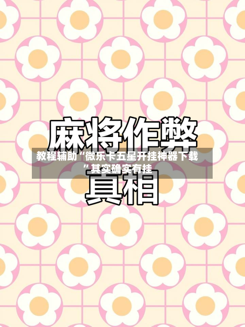 教程辅助“微乐卡五星开挂神器下载”其实确实有挂-第2张图片