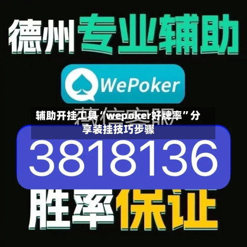 辅助开挂工具“wepoker好牌率	”分享装挂技巧步骤-第2张图片