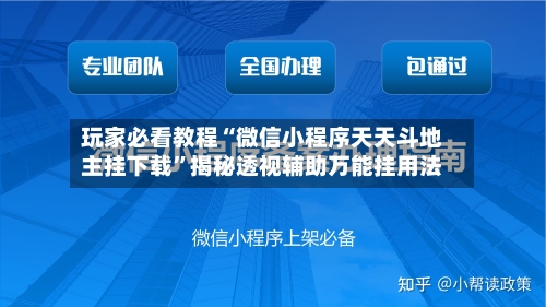 玩家必看教程“微信小程序天天斗地主挂下载”揭秘透视辅助万能挂用法-第2张图片