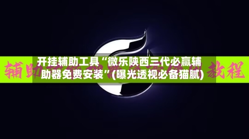 开挂辅助工具“微乐陕西三代必赢辅助器免费安装”(曝光透视必备猫腻)-第2张图片