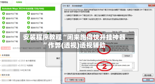 安装程序教程“闲来跑得快开挂神器”作弊(透视)透视辅助-第3张图片