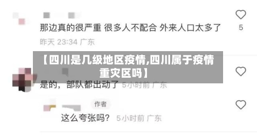 【四川是几级地区疫情,四川属于疫情重灾区吗】