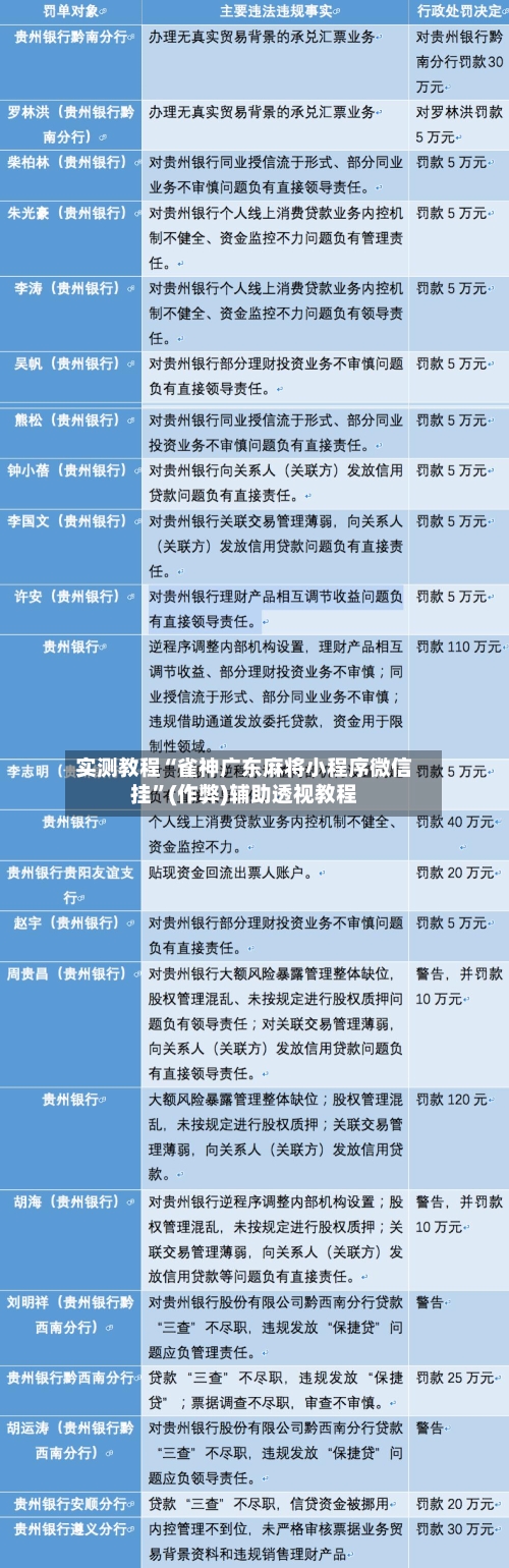 实测教程“雀神广东麻将小程序微信挂”(作弊)辅助透视教程-第2张图片