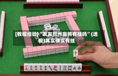 [教程经验]“友友邳州麻将有挂吗”(透视)其实确实有挂-第2张图片