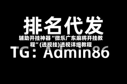辅助开挂神器“微乐广东麻将开挂教程”(透视挂)透视详细教程-第3张图片
