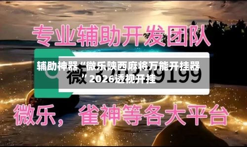 辅助神器“微乐陕西麻将万能开挂器”2026透视开挂
