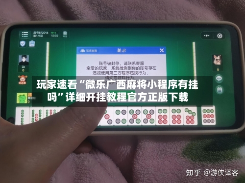 玩家速看“微乐广西麻将小程序有挂吗	”详细开挂教程官方正版下载-第2张图片