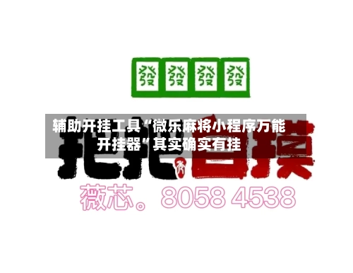 辅助开挂工具“微乐麻将小程序万能开挂器”其实确实有挂