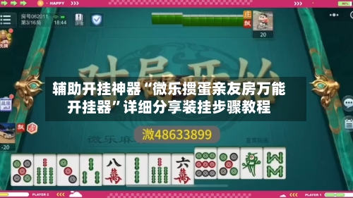 辅助开挂神器“微乐掼蛋亲友房万能开挂器	”详细分享装挂步骤教程-第2张图片