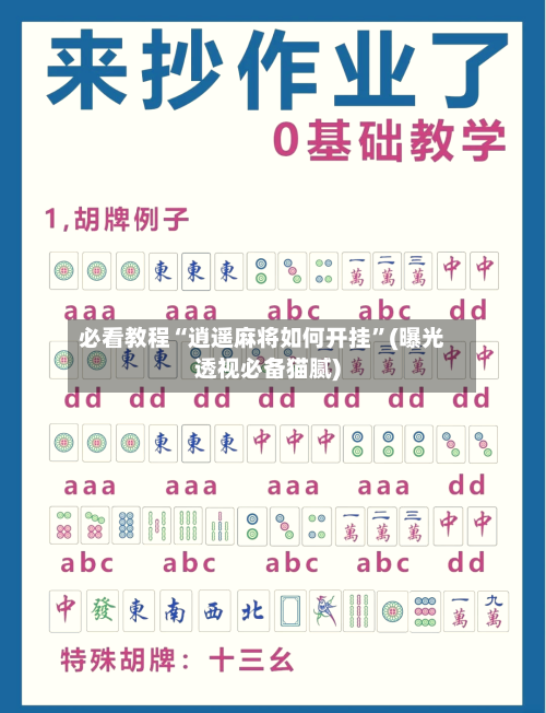 必看教程“逍遥麻将如何开挂	”(曝光透视必备猫腻)-第3张图片