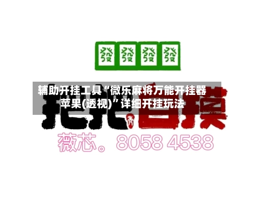 辅助开挂工具“微乐麻将万能开挂器苹果(透视)”详细开挂玩法