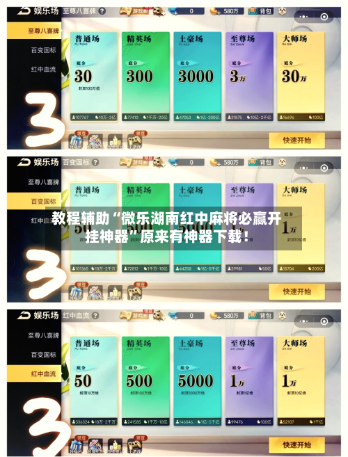 教程辅助“微乐湖南红中麻将必赢开挂神器”原来有神器下载！-第2张图片