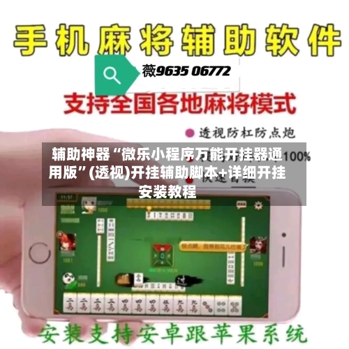 辅助神器“微乐小程序万能开挂器通用版”(透视)开挂辅助脚本+详细开挂安装教程-第3张图片