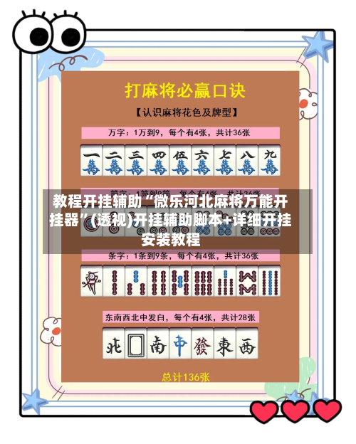 教程开挂辅助“微乐河北麻将万能开挂器”(透视)开挂辅助脚本+详细开挂安装教程