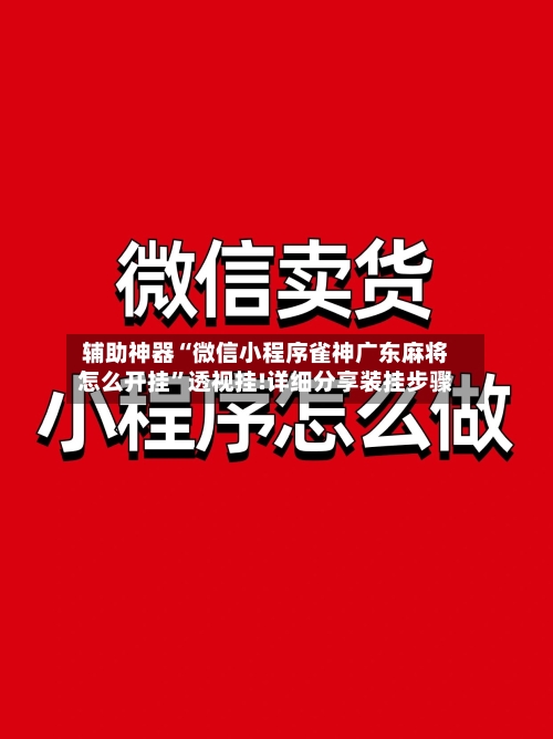 辅助神器“微信小程序雀神广东麻将怎么开挂”透视挂!详细分享装挂步骤-第3张图片