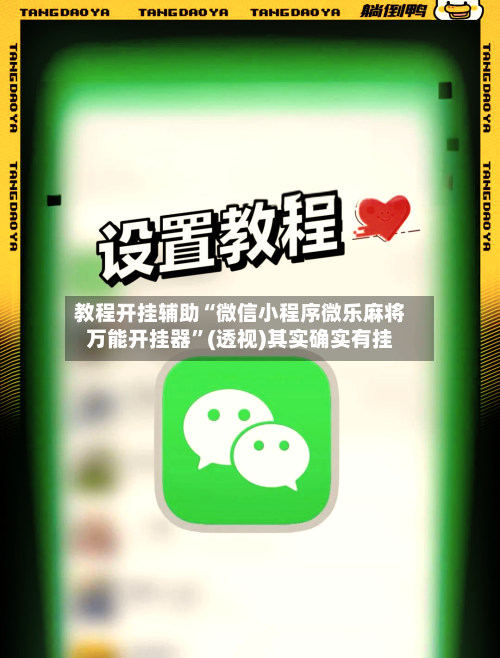 教程开挂辅助“微信小程序微乐麻将万能开挂器”(透视)其实确实有挂-第3张图片