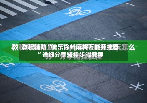 教程辅助“微乐徐州麻将万能开挂器	”详细分享装挂步骤教程-第2张图片