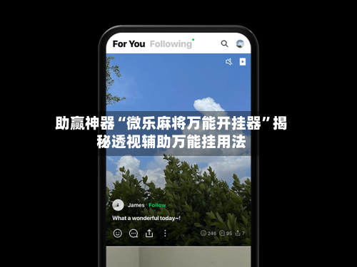 助赢神器“微乐麻将万能开挂器	”揭秘透视辅助万能挂用法-第2张图片