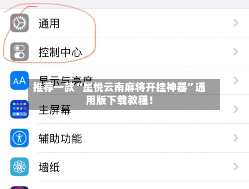 推荐一款“星悦云南麻将开挂神器”通用版下载教程！-第2张图片