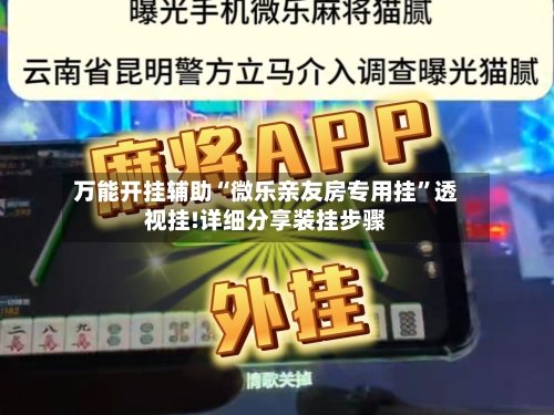 万能开挂辅助“微乐亲友房专用挂”透视挂!详细分享装挂步骤-第3张图片
