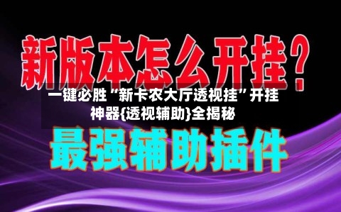 一键必胜“新卡农大厅透视挂”开挂神器{透视辅助}全揭秘-第2张图片