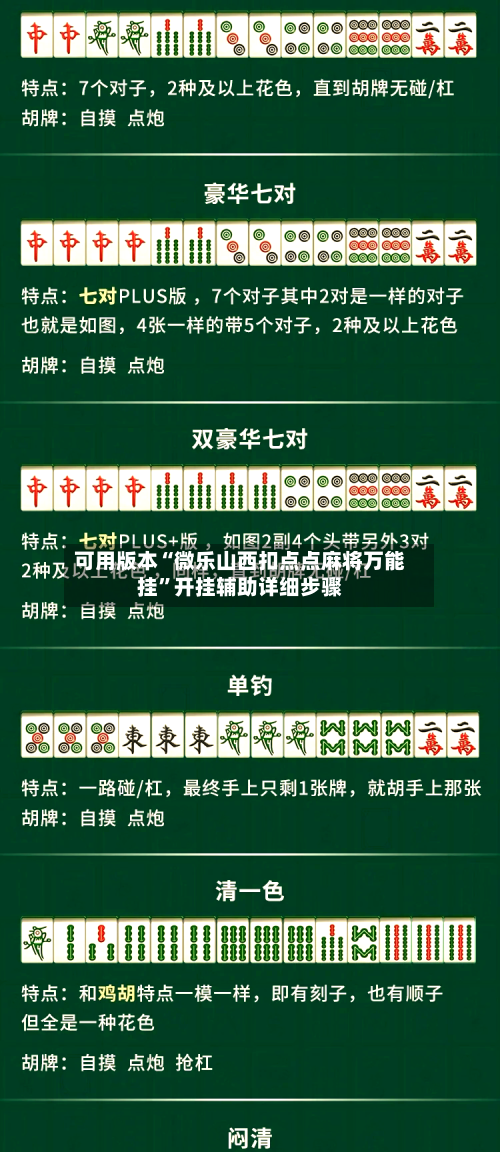 可用版本“微乐山西扣点点麻将万能挂”开挂辅助详细步骤-第2张图片