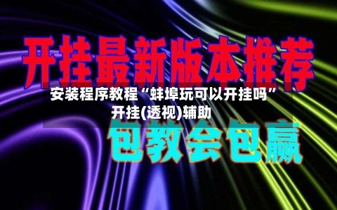 安装程序教程“蚌埠玩可以开挂吗”开挂(透视)辅助-第2张图片