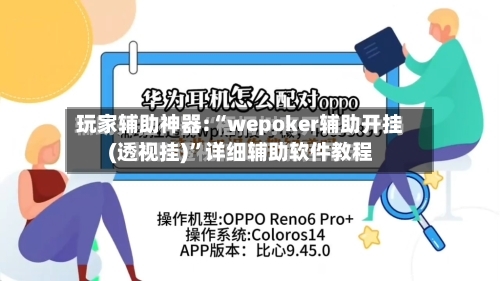 玩家辅助神器:“wepoker辅助开挂(透视挂)”详细辅助软件教程