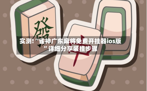 实测!“雀神广东麻将免费开挂器ios版”详细分享装挂步骤-第3张图片