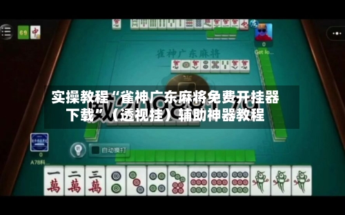 实操教程“雀神广东麻将免费开挂器下载”（透视挂）辅助神器教程-第3张图片