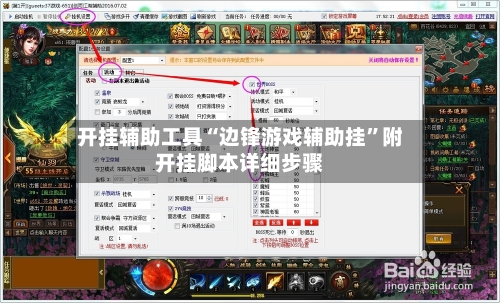 开挂辅助工具“边锋游戏辅助挂”附开挂脚本详细步骤-第3张图片