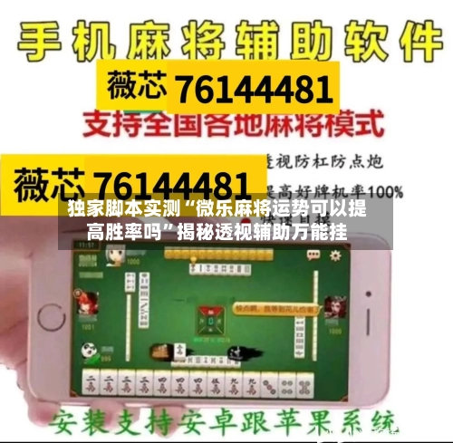 独家脚本实测“微乐麻将运势可以提高胜率吗”揭秘透视辅助万能挂