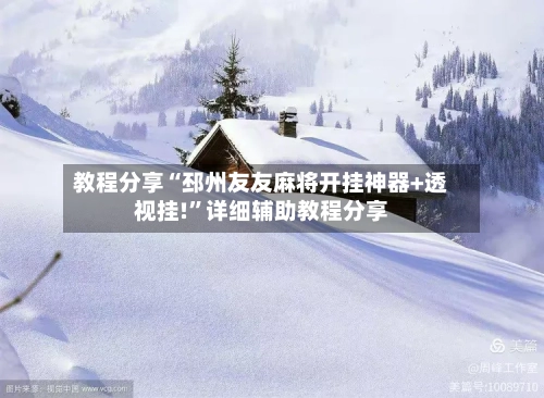教程分享“邳州友友麻将开挂神器+透视挂!”详细辅助教程分享-第2张图片